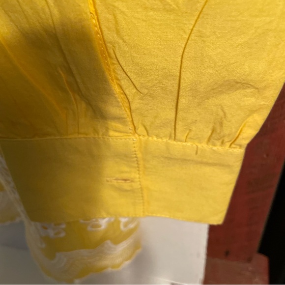 American Sweetheart Sun Yellow Tunic Style Top. classic/boho/California/elegant - Picture 9 of 15